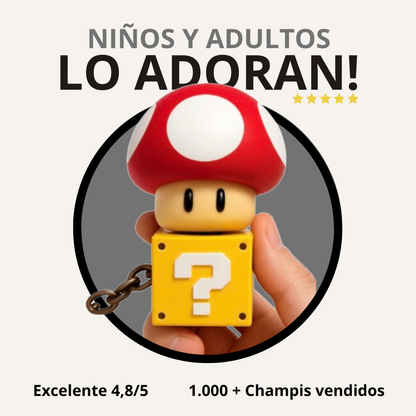 Super Champi - El llavero antiestrés que hace clic
