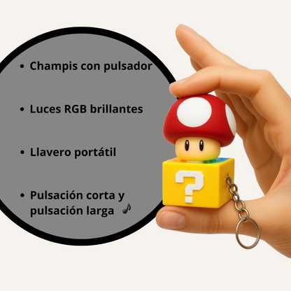 Super Champi - El llavero antiestrés que hace clic
